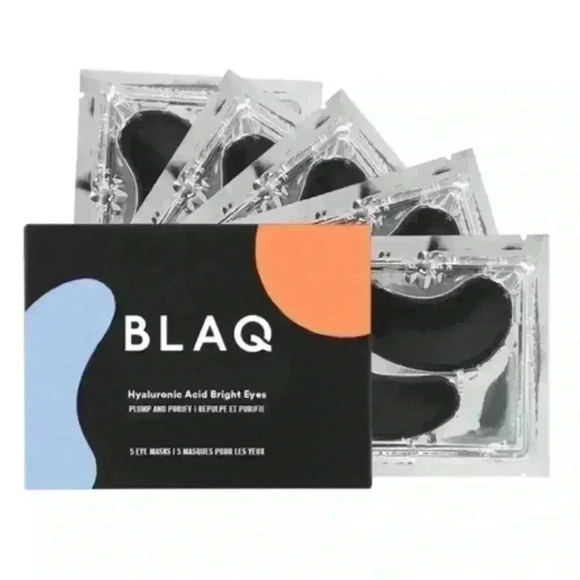 NWT Blaq Hyaluronic Acid Bright Eyes Hydrogel Eye Masks 2 Boxes 10 Masks. - Picture 3 of 3